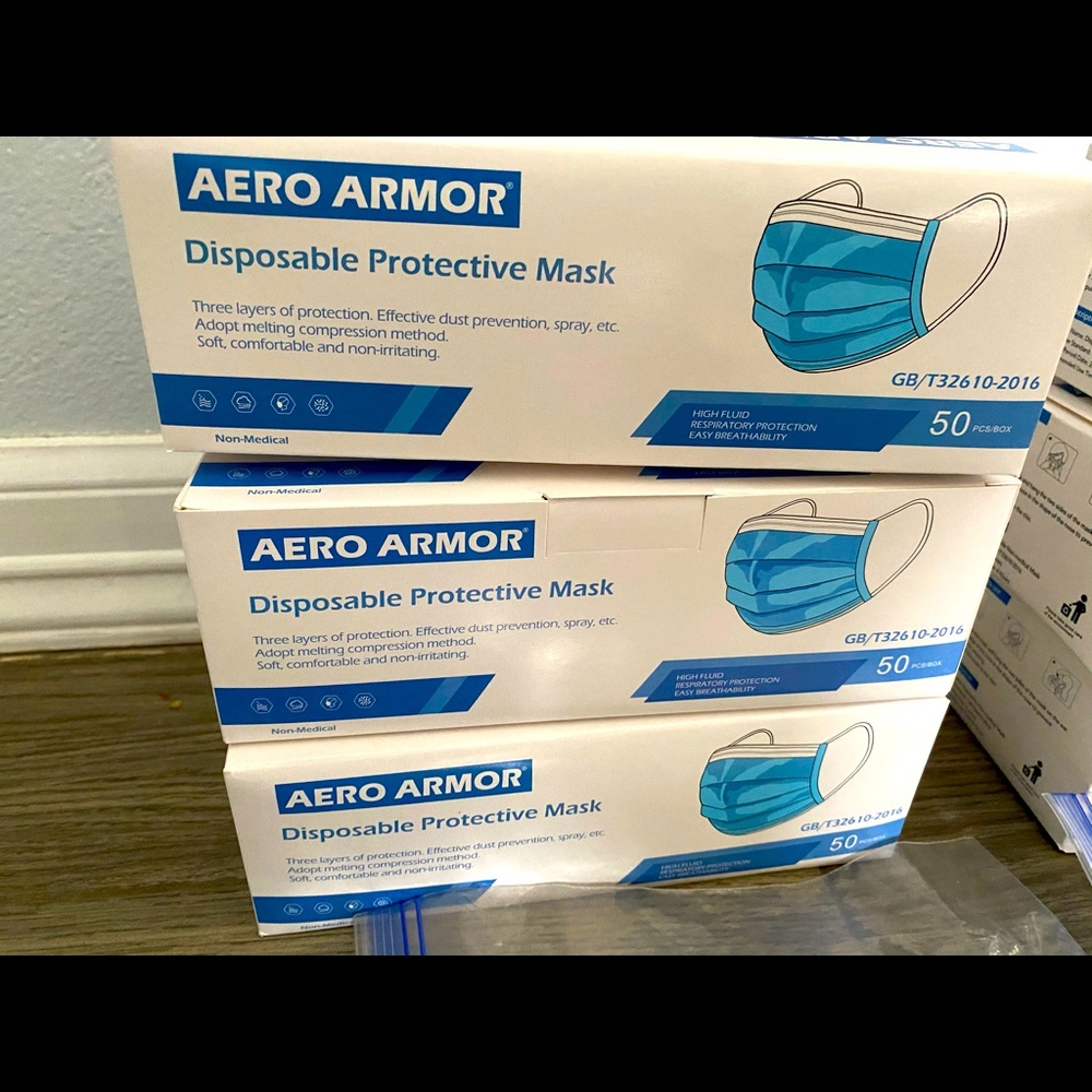 Adult FaceMasks ea box has 50pcs (FREE SHIPPING)